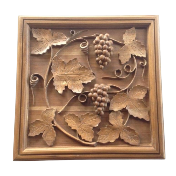 Teak wood wine wall decoration