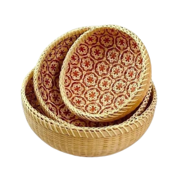 Japanese-Style Rattan Storage Basket